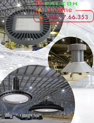 đền led công nghiệp chiếu sáng nhà xưởng